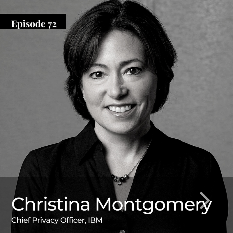 Today I’m talking with Christina Montgomery, Chief Privacy Officer of IBM in Armonk, New York. Christina attended Binghampton University where she studied English before going to Harvard Law School. She spent one year in private practice before taking her first in-house job at IBM over 27 years ago. Over nearly three decades, she has held several roles, become a subject matter expert in a variety of areas of the law, and consistently and loyally served her client. Now, as Chief Privacy Officer, oversees IBM’s privacy program, compliance and strategy on a global basis, and directs all aspects of IBM’s privacy policies, including the IBM AI Ethics Board. Christina’s career is admirable and her insight is beyond valuable. 